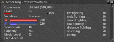 Signature for player Alther Mag