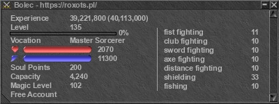 Signature for player Bolec