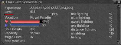 Signature for player Etakit