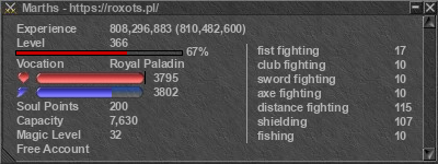 Signature for player Marths