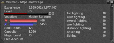 Signature for player Milkman