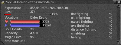 Signature for player Sexual Healer