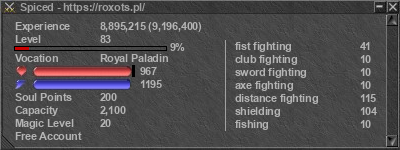 Signature for player Spiced