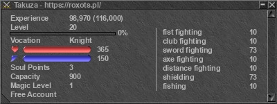 Signature for player Takuza