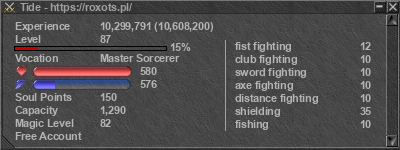 Signature for player Tide