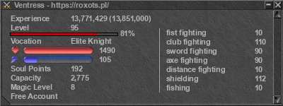 Signature for player Ventress